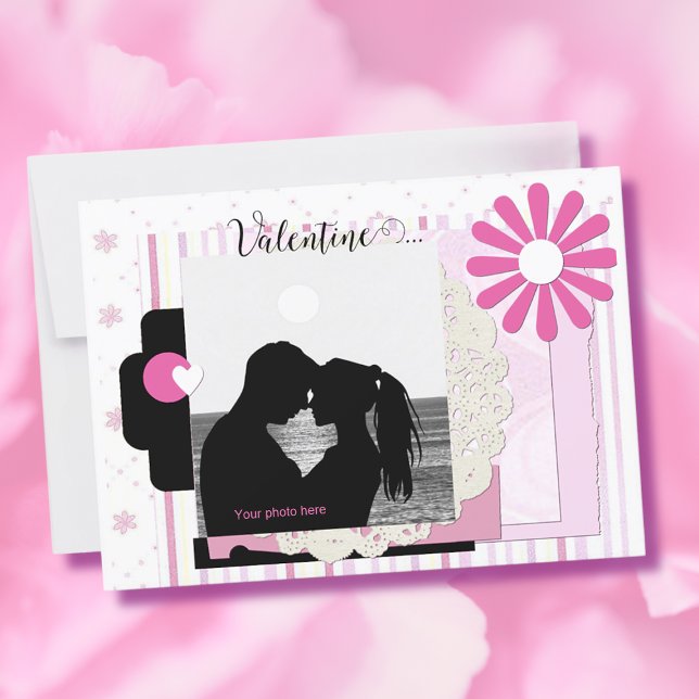 Tarjeta Festiva Foto romántica de San Valentín (Subido por el creador)