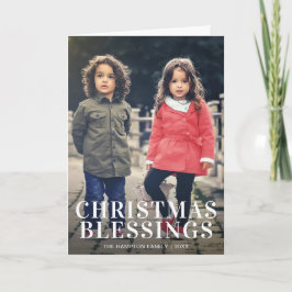 Tarjeta Festiva Foto simple - Navidades religiosos modernos