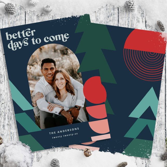 Tarjeta Festiva Fotografía abstracta geométrica moderna y colorida (Subido por el creador)