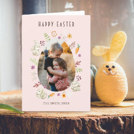 Tarjeta Festiva Fotografía de Happy Easter Bunnies