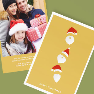 Tarjeta Festiva Fotografía de Navidades de oro en Santa Gráfica Mo