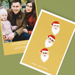 Tarjeta Festiva Fotografía de Navidades de oro en Santa Gráfica Mo