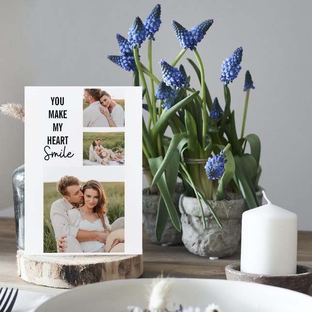 Tarjeta Festiva Fotografía de pareja de colonos y encantadora cita (Subido por el creador)