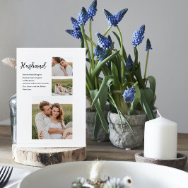 Tarjeta Festiva Fotografía de pareja de compañeros de clase y rega