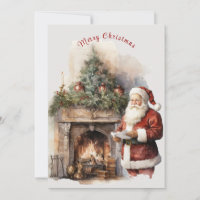 Fotografía familiar Santa Claus Choca las copas de