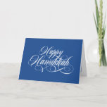 Tarjeta Festiva Fotografía simple y elegante Hanukkah<br><div class="desc">Sencilla y elegante foto tarjeta de vacaciones de Hanukkah</div>