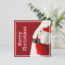 Fotografía vintage de Santa Claus con texto de máq