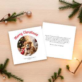 Tarjeta Festiva Fotógrafo caprichoso Navidades de invierno saludan