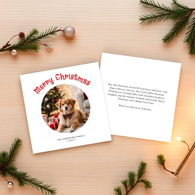 Tarjeta Festiva Fotógrafo caprichoso Navidades de invierno saludan (Subido por el creador)