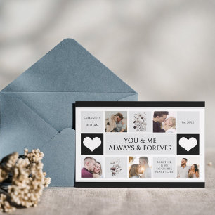 Tarjeta Festiva Fotomontaje de Tú y Yo Siempre & Por Siempre 