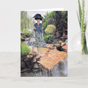 Tarjeta Festiva Fotomontaje original #10c