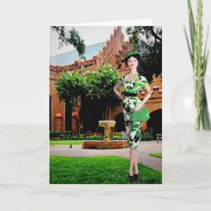 Tarjeta Festiva Fotomontaje original #13b