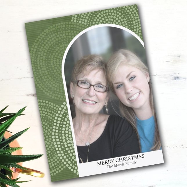 Tarjeta Festiva Fotos: arco moderno, Feliz Navidad, Circos abstrac (Subido por el creador)