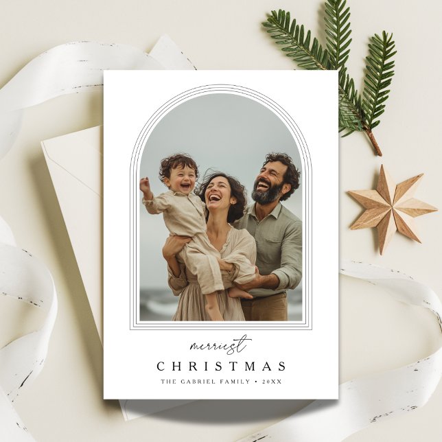 Tarjeta Festiva Fotos artísticas guiones Merriest Navidades Divert (Subido por el creador)
