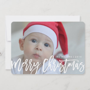 Tarjeta Festiva Fotos completas del guión navideño