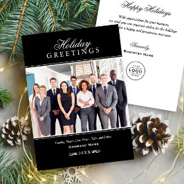 Tarjeta Festiva Fotos de empresas en blanco y negro
