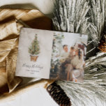 Tarjeta Festiva Fotos de feliz fiesta de los Navidades rusos<br><div class="desc">Tarjeta Rustic Happy Holidays Photo Navidad. Simplemente agrega tu foto y edita texto haciendo clic en personalizar. Artículos coincidentes en el diseño del Fiesta Cava de nuestra tienda.</div>