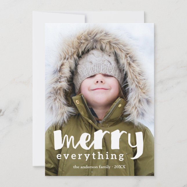 Tarjeta Festiva Fotos de Feria de ferias todo uno fotográfico (Anverso)