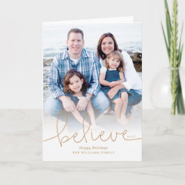 Tarjeta Festiva Fotos de feriado de Creer