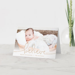 Tarjeta Festiva Fotos de feriado de Creer