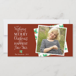 Tarjeta Festiva Fotos de ferias navideñas con clase y carta