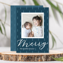 Fotos de impresión estiradas en azul de Feliz Navi