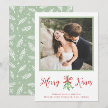Fotos de los Navidades Mistletoe recién casados