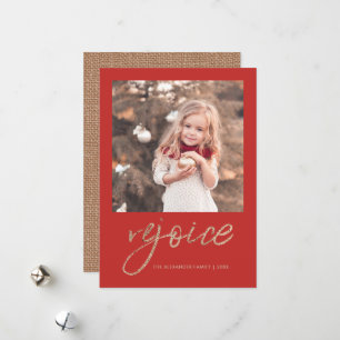 Tarjeta Festiva Fotos de Navidades rusos de regocijo y alegría