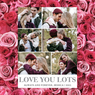Tarjeta Festiva Fotos de pareja del día de San Valentín Simple Ele