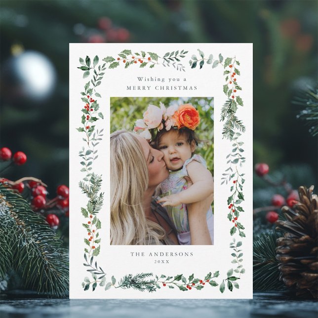 Tarjeta Festiva Fotos del deseo navideño de Merry (Subido por el creador)