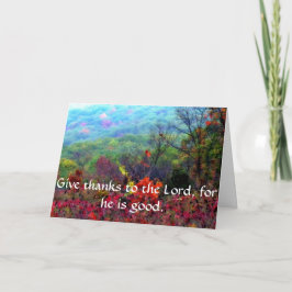 Tarjeta Festiva Fotos del Día de Acción de Gracias de otoño