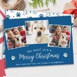 Tarjeta Festiva Fotos del Mascota del Personalizado Dog Lover - Fe<br><div class="desc">¿Buscando una manera única de difundir alegría por las vacaciones esta temporada? ¡No busque más que nuestras tarjetas de vacaciones de mascota de Navidad We Woof You! Nuestra tarjeta "We Woof You a Merry Christmas" es a la vez linda y moderna, con un mensaje divertido y festivo que seguramente difundirá...</div>