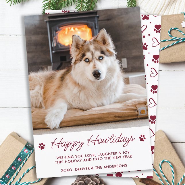 Tarjeta Festiva Fotos del Mascota personalizado Felices Fiestas de (Subido por el creador)