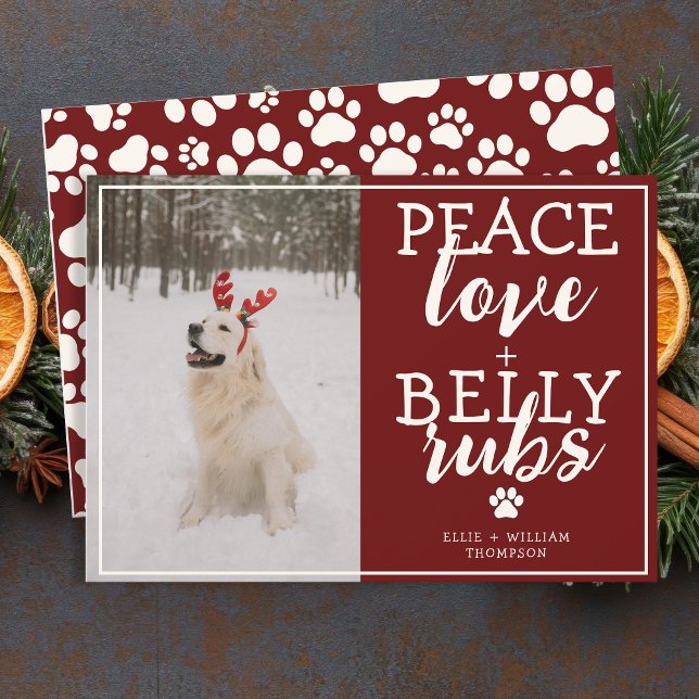 Tarjeta Festiva Fotos divertidas de perros Navidades rojos persona (Subido por el creador)
