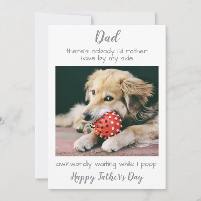 Tarjeta Festiva Fotos divertidas Mascotas Personalizadas Día de lo (Anverso)