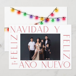Tarjeta Festiva Fotos minimalistas navideñas navideñas navideñas
