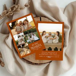 Tarjeta Festiva Fotos Mínimas Tan Muy Agradecidas Feliz Día de Gra