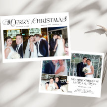 Fotos navideñas de merry Navidades de parejas reci