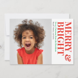 Tarjeta Festiva Fotos navideñas felices y brillantes