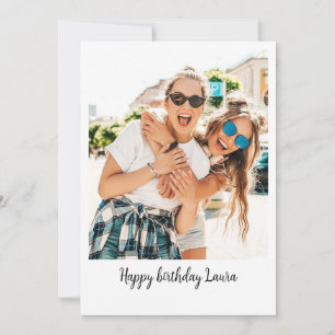 Tarjeta Festiva Fotos personalizadas Saludo Aniversario Aniversari