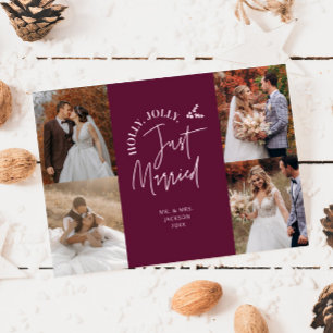 Tarjeta Festiva Fotos recién casadas de festividades recién casada