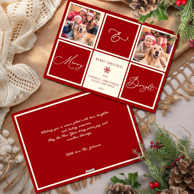 Tarjeta Festiva Fotos Red 2 De Los Navidades Brillantes (Subido por el creador)