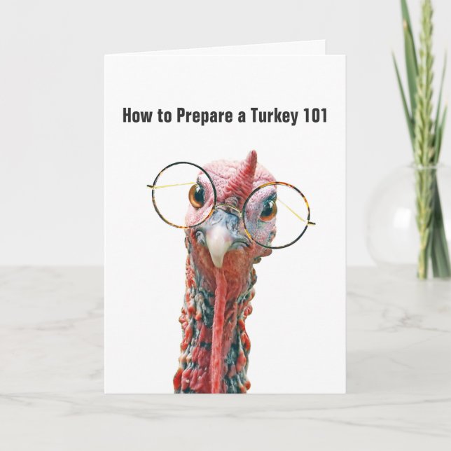 Tarjeta Festiva Fowl Deed (Anverso)