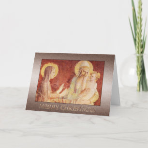 Tarjeta Festiva Fra Angelico Madonna y el niño