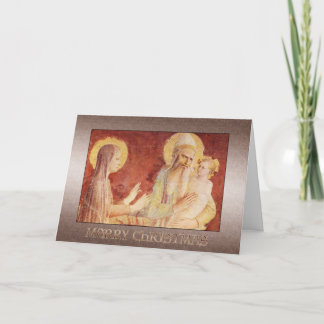 Tarjeta Festiva Fra Angelico Madonna y el niño