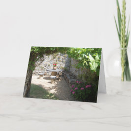 Tarjeta Festiva Française del la del à del jardin de la O.N.U