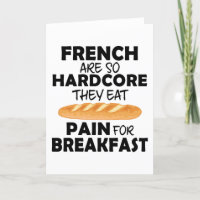 Franceses Comen Dolor Por Desayuno Pan Gracioso