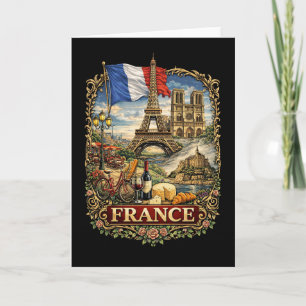 Tarjeta Festiva Francia