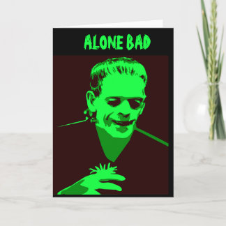 Tarjeta Festiva Frankenstein - Amigo Bueno