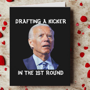 Tarjeta Festiva Fraude de diseño de Joe Biden Fantasy